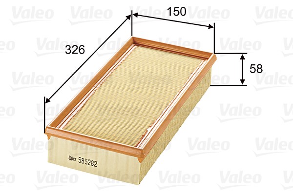 Luftfilter Valeo 585282 VALEO