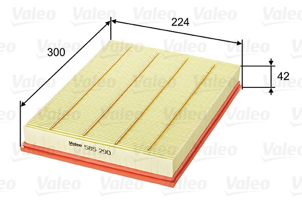 Luftfilter Valeo 585290 VALEO