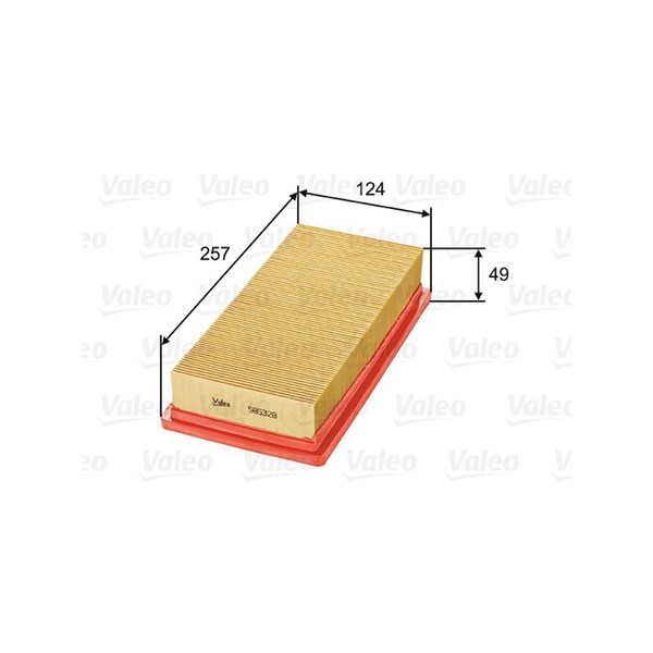 Luftfilter Valeo 585328 VALEO Luftfilter Valeo 585328 VALEO