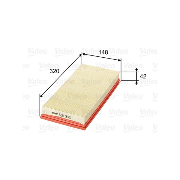Luftfilter Valeo 585345 VALEO Luftfilter Valeo 585345 VALEO