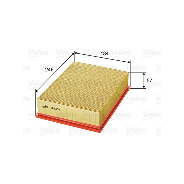 Luftfilter Valeo 585369 VALEO Luftfilter Valeo 585369 VALEO
