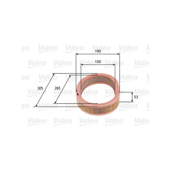 Luftfilter Valeo 585627 VALEO
