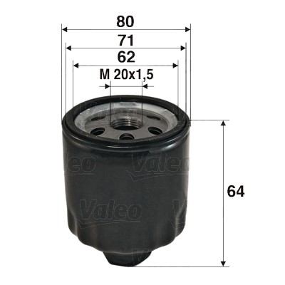 Oljefilter VALEO