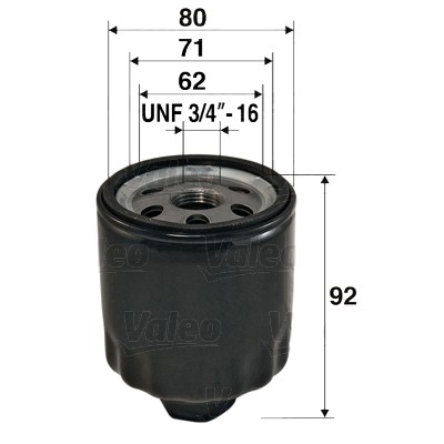 Oljefilter VALEO