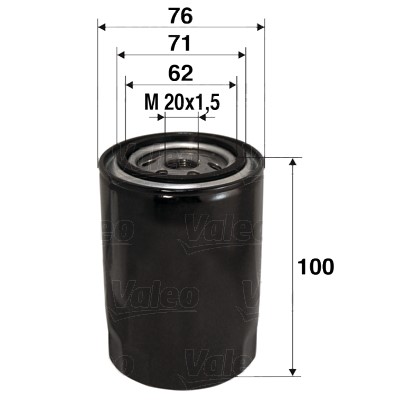 Oljefilter VALEO