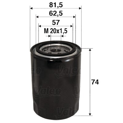 Oljefilter Valeo 586017 VALEO