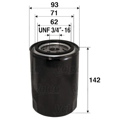 Oljefilter Valeo 586024 VALEO