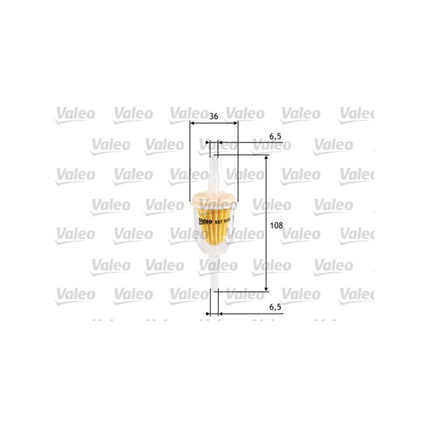 Bränslefilter Valeo 587000 VALEO Bränslefilter Valeo 587000 VALEO