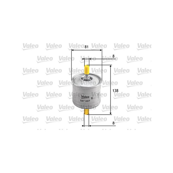 Bränslefilter Valeo 587007 VALEO
