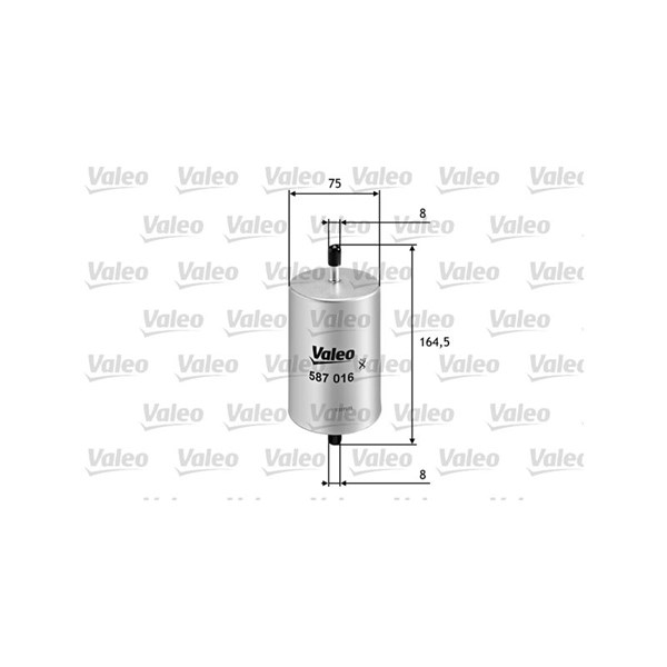 Bränslefilter Valeo 587016 VALEO