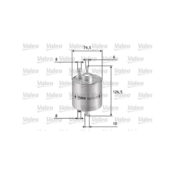 Bränslefilter Valeo 587019 VALEO
