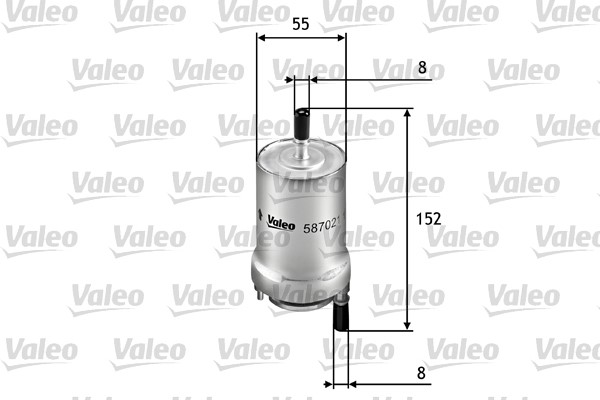 Bränslefilter Valeo 587021 VALEO