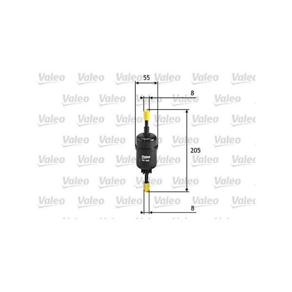 Bränslefilter Valeo 587023 VALEO