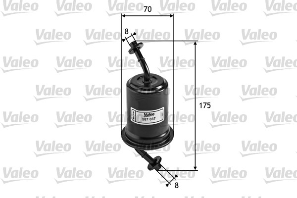 Bränslefilter Valeo 587037 VALEO