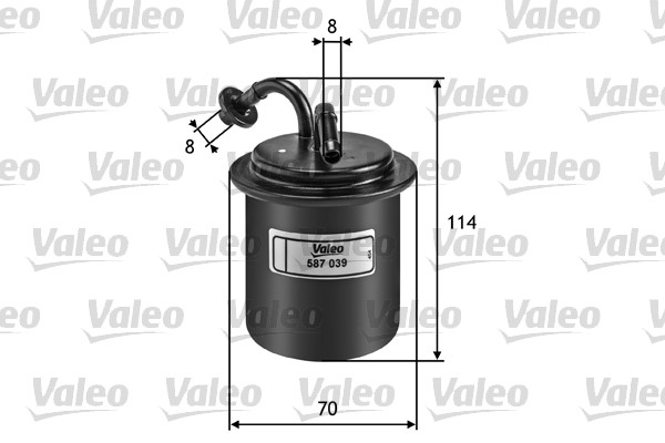 Bränslefilter Valeo 587039 VALEO