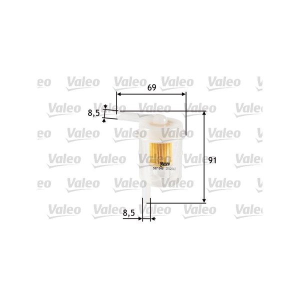 Bränslefilter Valeo 587048 VALEO