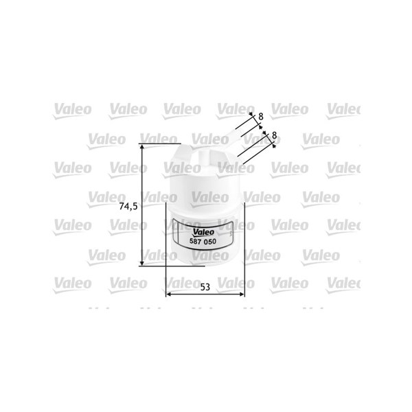 Bränslefilter Valeo 587050 VALEO