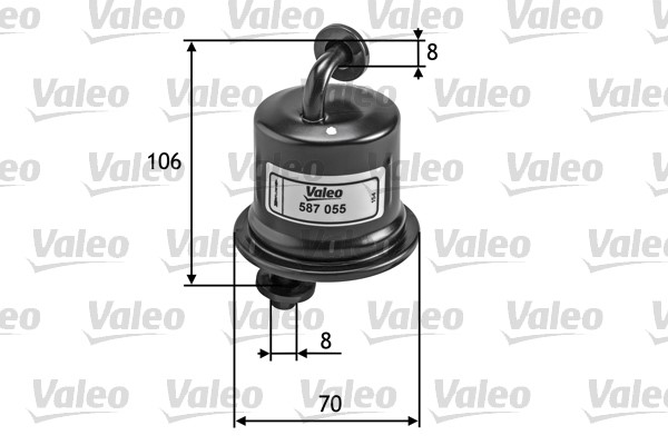 Bränslefilter Valeo 587055 VALEO