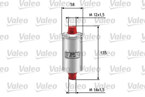 Bränslefilter Valeo 587200 VALEO
