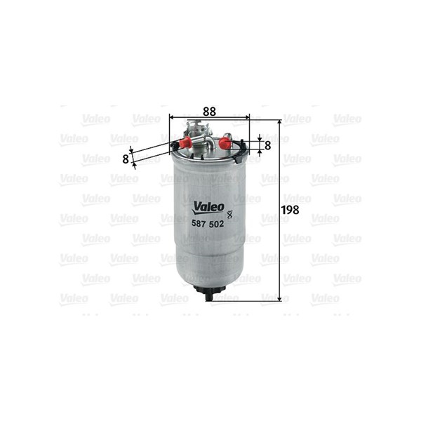 Bränslefilter Valeo 587502 VALEO