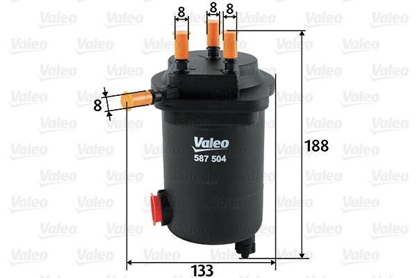 Bränslefilter Valeo 587504 VALEO