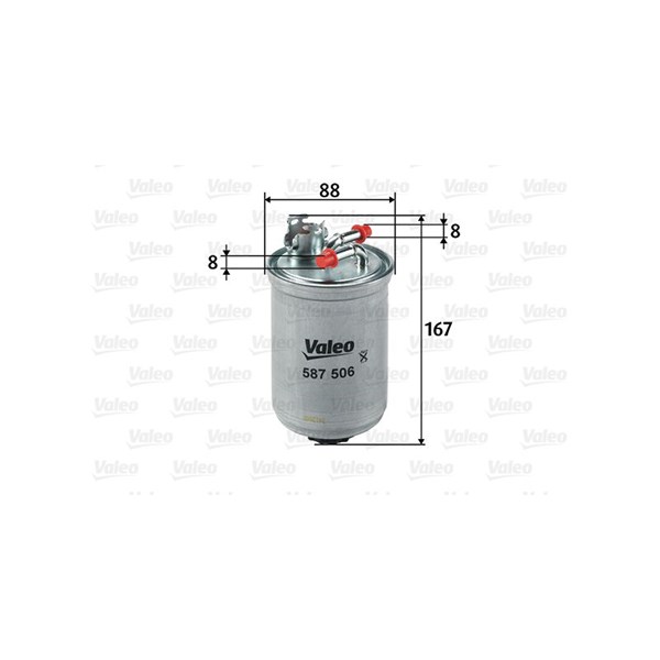 Bränslefilter Valeo 587506 VALEO