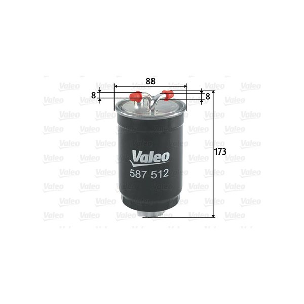 Bränslefilter Valeo 587512 VALEO