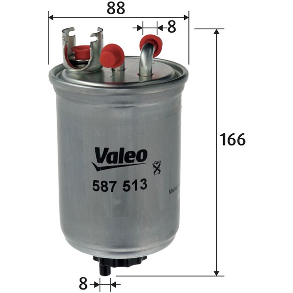 Bränslefilter Valeo 587513 VALEO