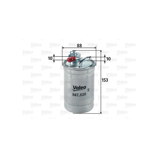 Bränslefilter Valeo 587520 VALEO