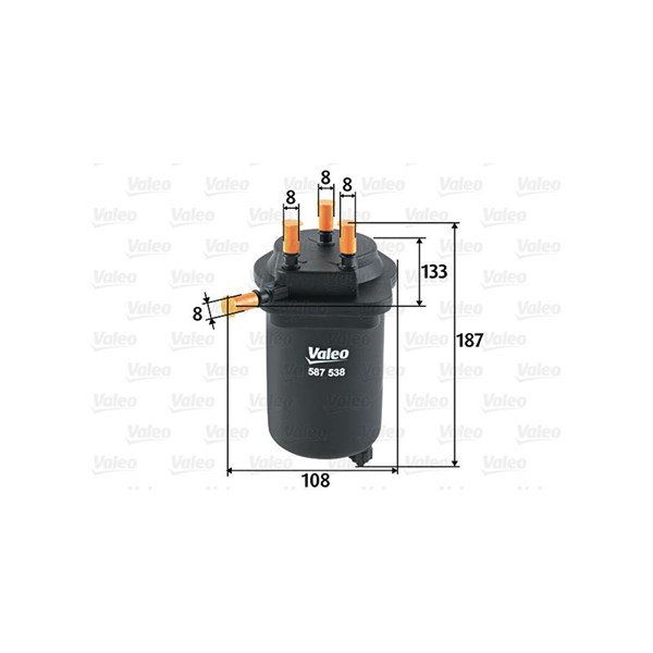Bränslefilter Valeo 587538 VALEO