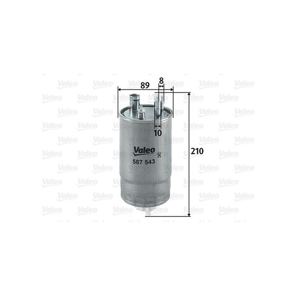 Bränslefilter Valeo 587543 VALEO