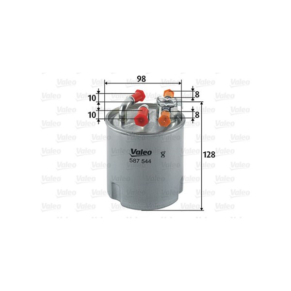 Bränslefilter Valeo 587544 VALEO