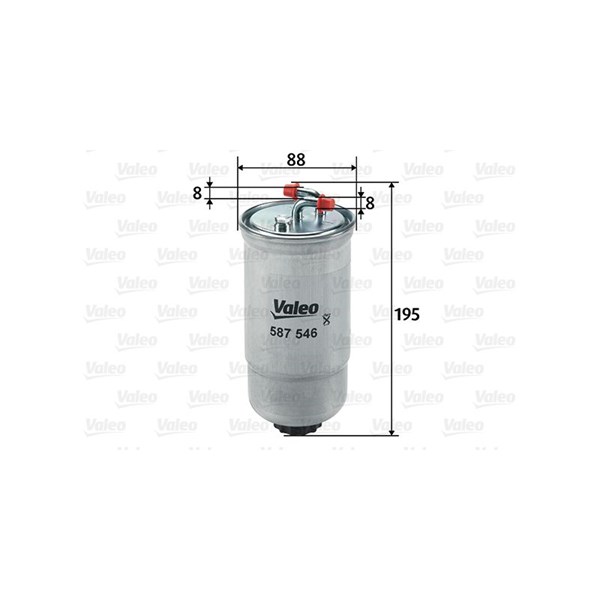 Bränslefilter Valeo 587546 VALEO