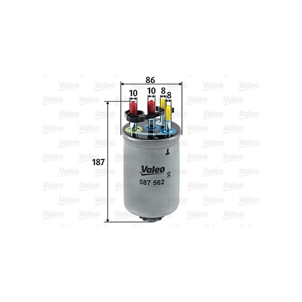 Bränslefilter Valeo 587562 VALEO