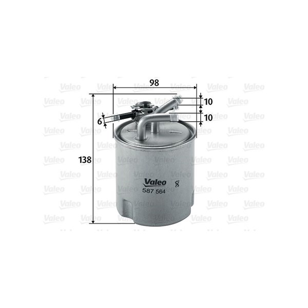 Bränslefilter Valeo 587564 VALEO