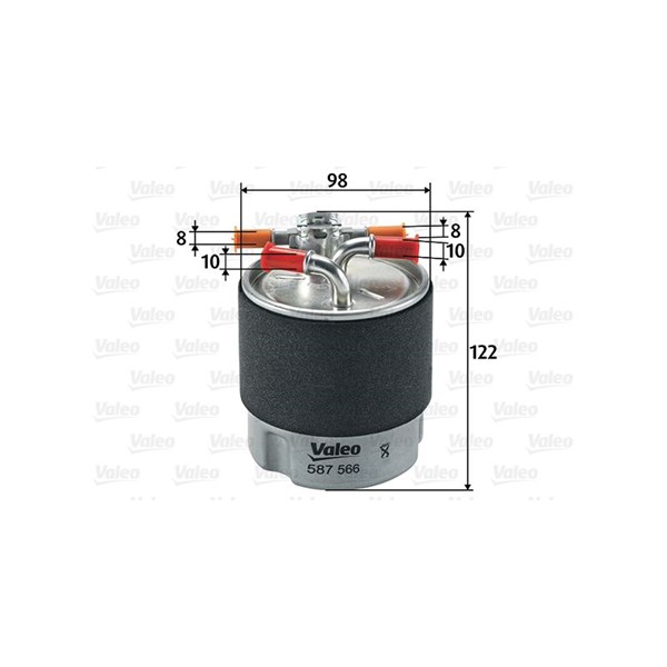 Bränslefilter Valeo 587566 VALEO