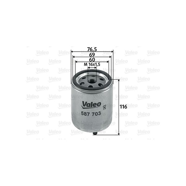 Bränslefilter Valeo 587703 VALEO Bränslefilter Valeo 587703 VALEO