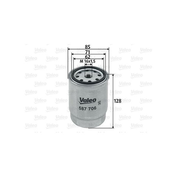 Bränslefilter Valeo 587706 VALEO