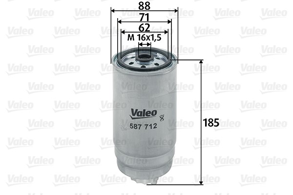 Bränslefilter Valeo 587712 VALEO