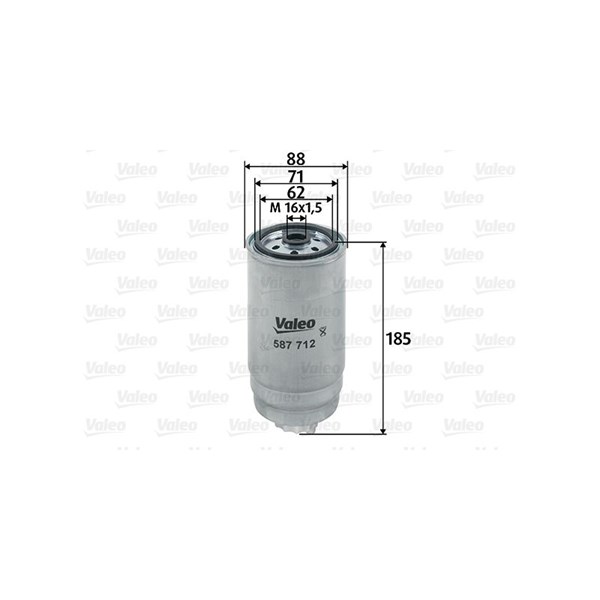 Bränslefilter Valeo 587712 VALEO