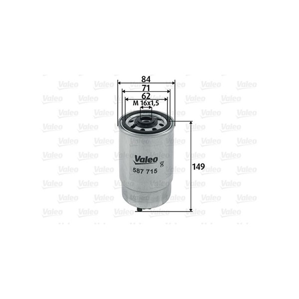 Bränslefilter Valeo 587715 VALEO