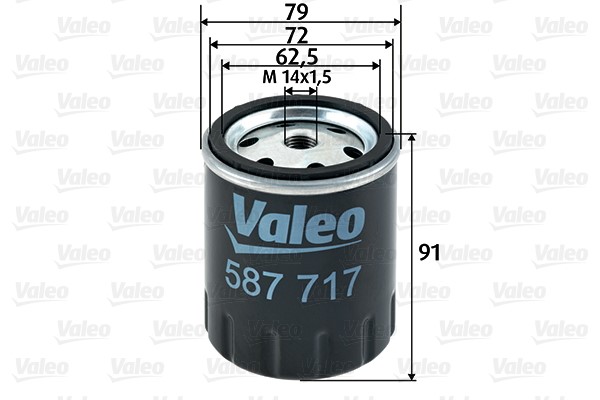 Bränslefilter Valeo 587717 VALEO
