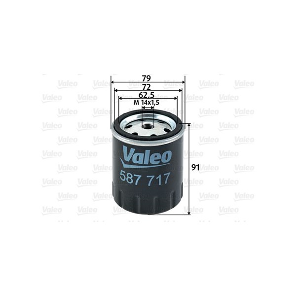 Bränslefilter Valeo 587717 VALEO