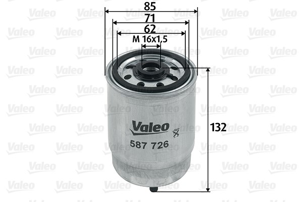 Bränslefilter Valeo 587726 VALEO