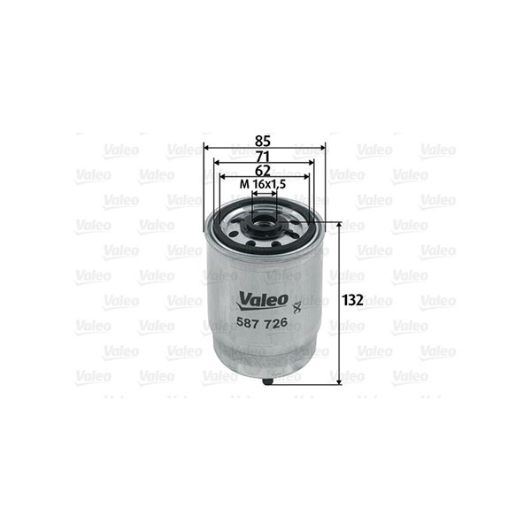 Bränslefilter Valeo 587726 VALEO