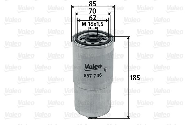 Bränslefilter Valeo 587736 VALEO