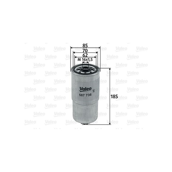 Bränslefilter Valeo 587736 VALEO Bränslefilter Valeo 587736 VALEO