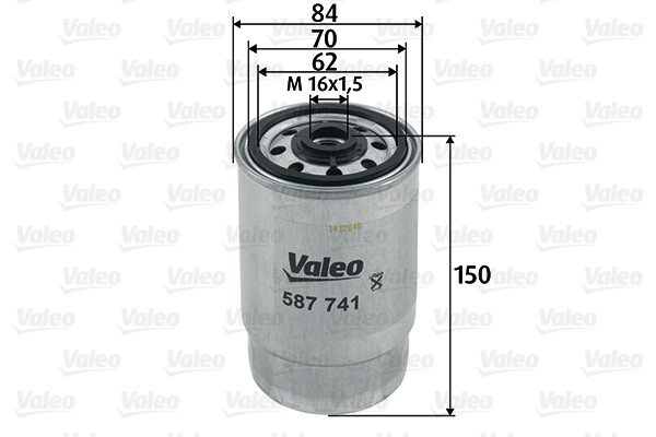 Bränslefilter Valeo 587741 VALEO