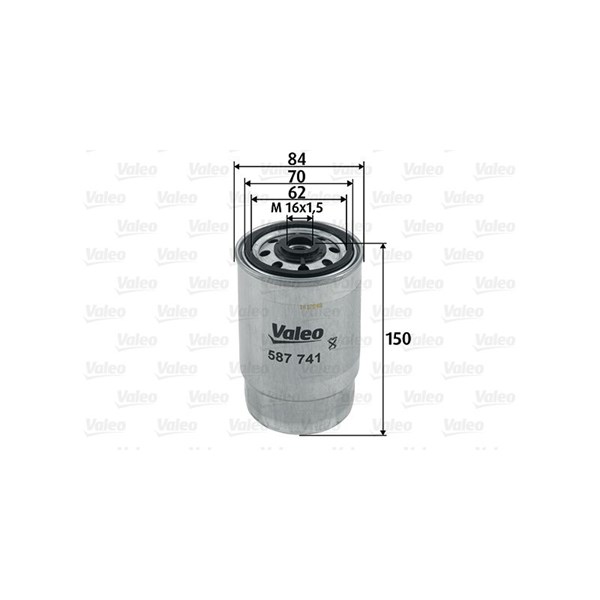 Bränslefilter Valeo 587741 VALEO