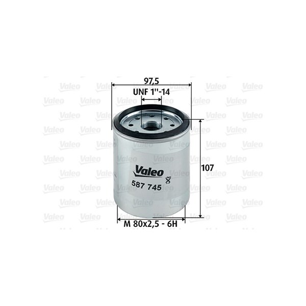 Bränslefilter Valeo 587745 VALEO